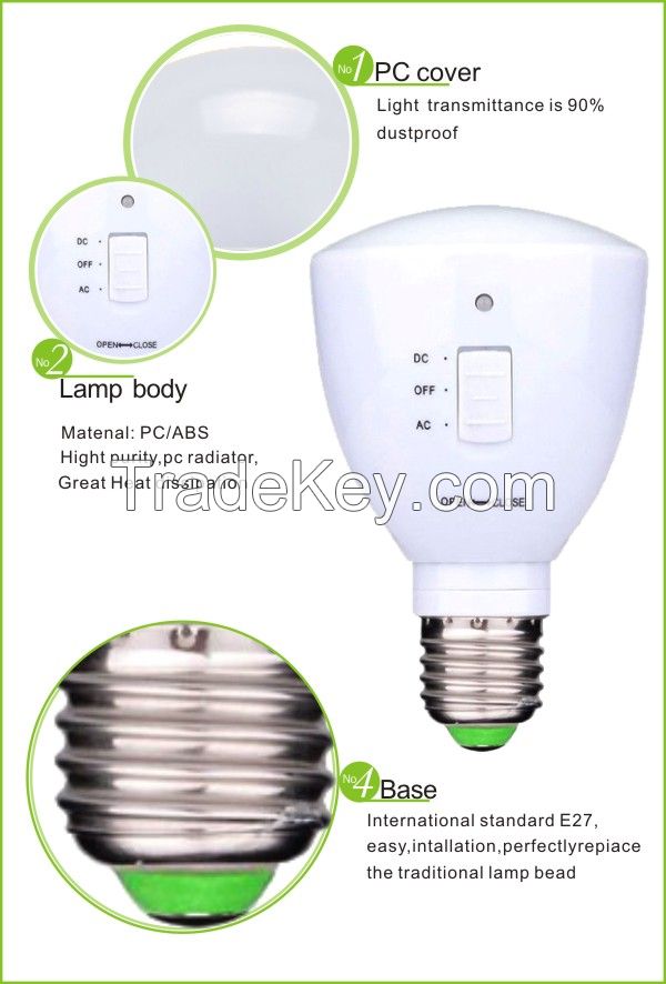 2015 OEM/ODM flashlight rechargeable emergency light bulb