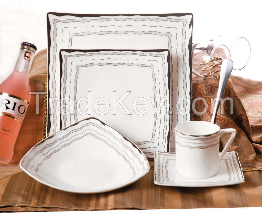 luxury dinnerware for wedding