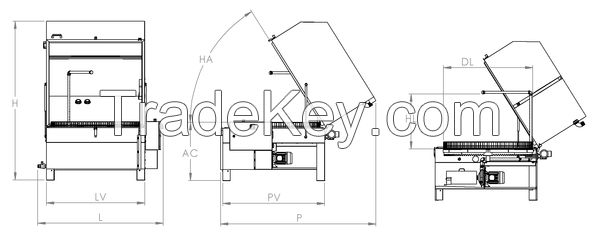 P Medium automatical mechanical parts washer