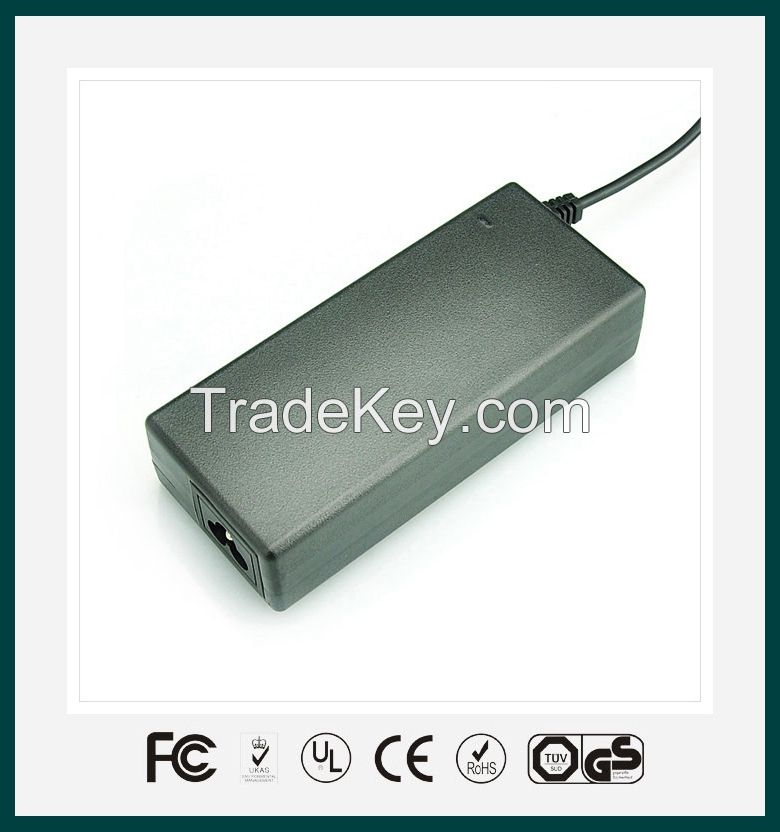 Professional 72W 24V3A AC-DC desktop power supply/adapter with high qu