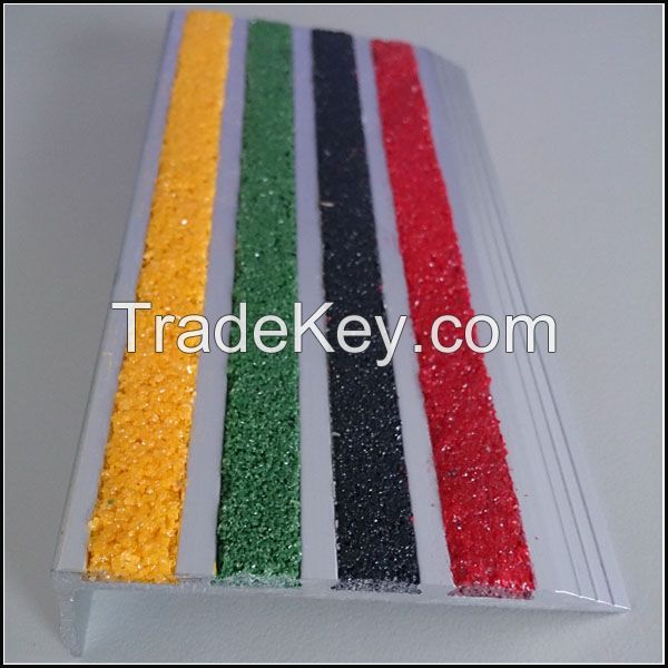 Square nose carborundum waterproof stair nosings