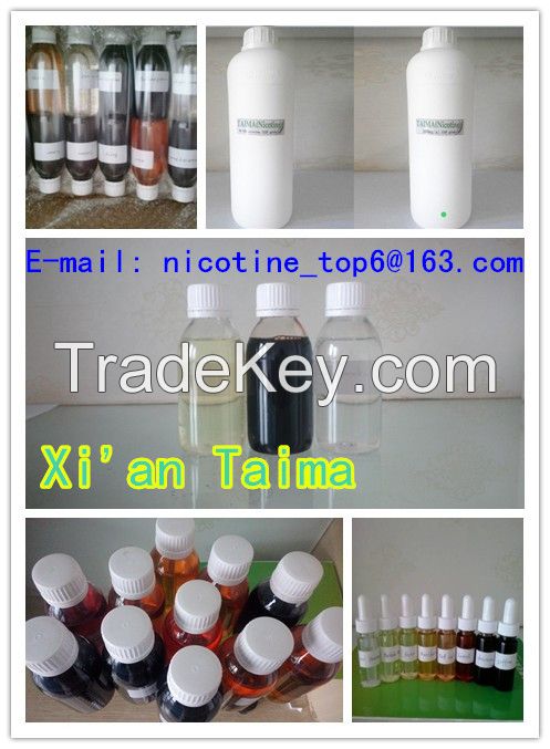 pure nicotine, nicotine mixed pg or vg and flavors for E-juice in China.