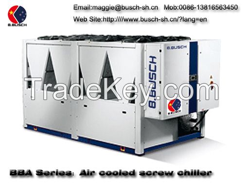 BUSCH air cooling screw chiller for coating production