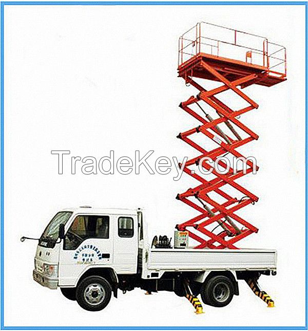 hydraulic truck mounted scissor lift