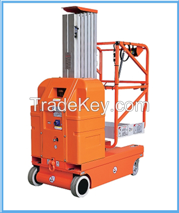 single mast alloy material lift table