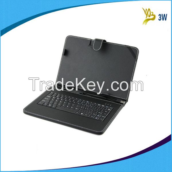 Wired universal keyboard folio Wired keyboar for 8"- 9" Android Tablet PC