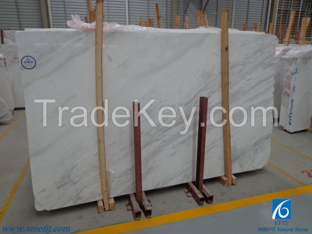 Volakas White Marble 2cm Polished Slabs,Greece White Marble