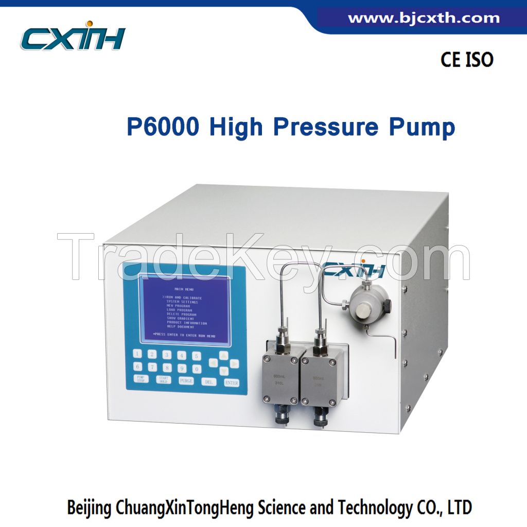 P6000 high pressure solvent pump