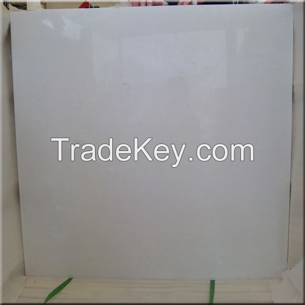 White Marble Slab with Good Squareness, Homogeneous Thickness and High Polished Surface