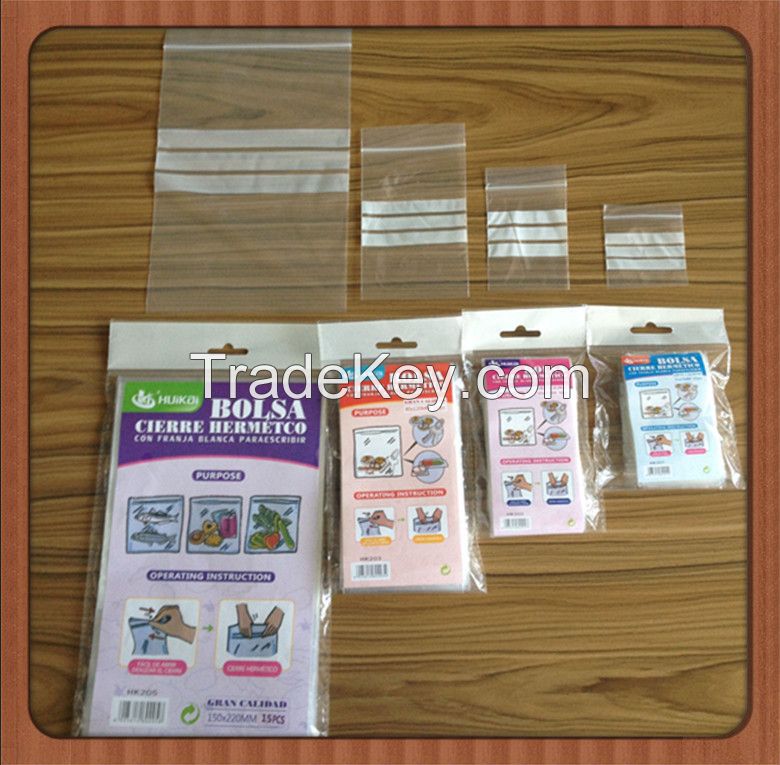 China zhejiang yiwu FuTian market wholesale zip lock bag