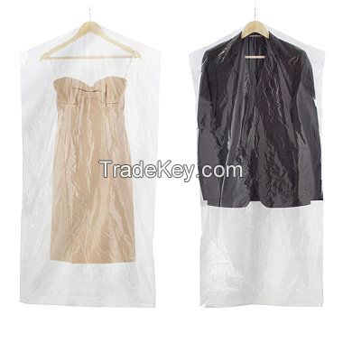 Customized suit garment bag direct sell ,plastic suit cover,Transparent suit bag 