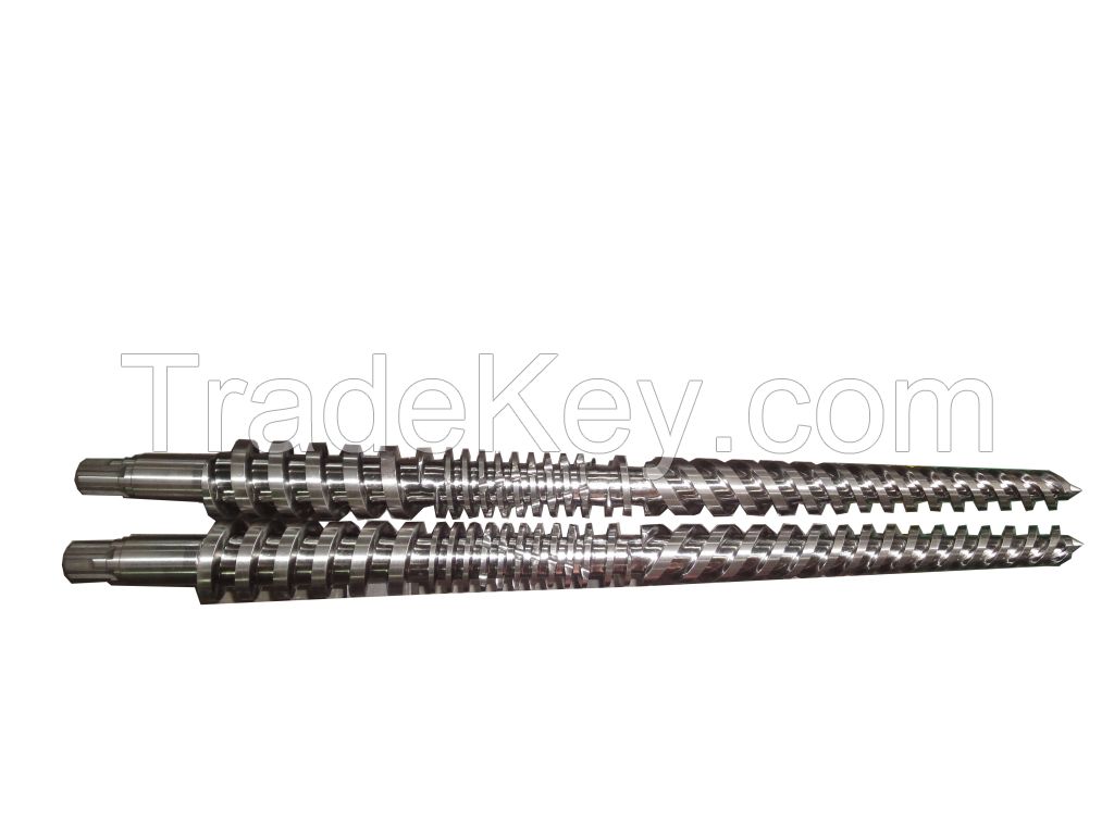 best price concial twin screw barrel for extrusion machine