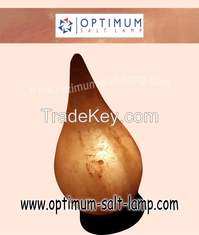 Drop Shaped Crafted Salt Lamp