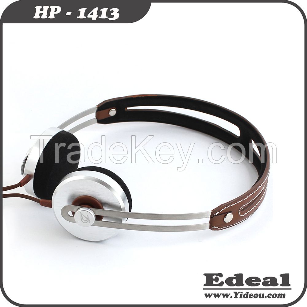 mobile accessories headband design 40mm driver 110dB sensitivity noise cancelling wired headphone