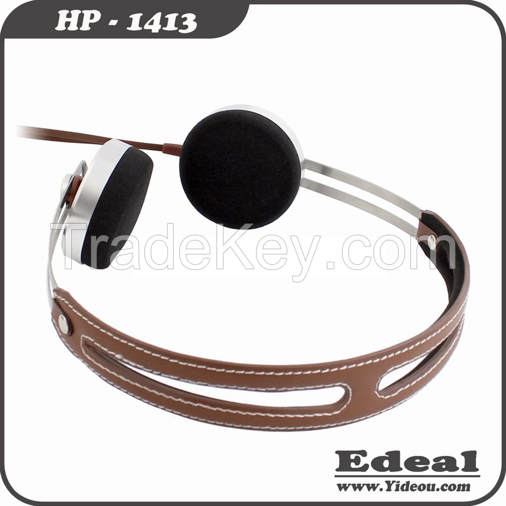 mobile accessories headband design 40mm driver 110dB sensitivity noise cancelling wired headphone