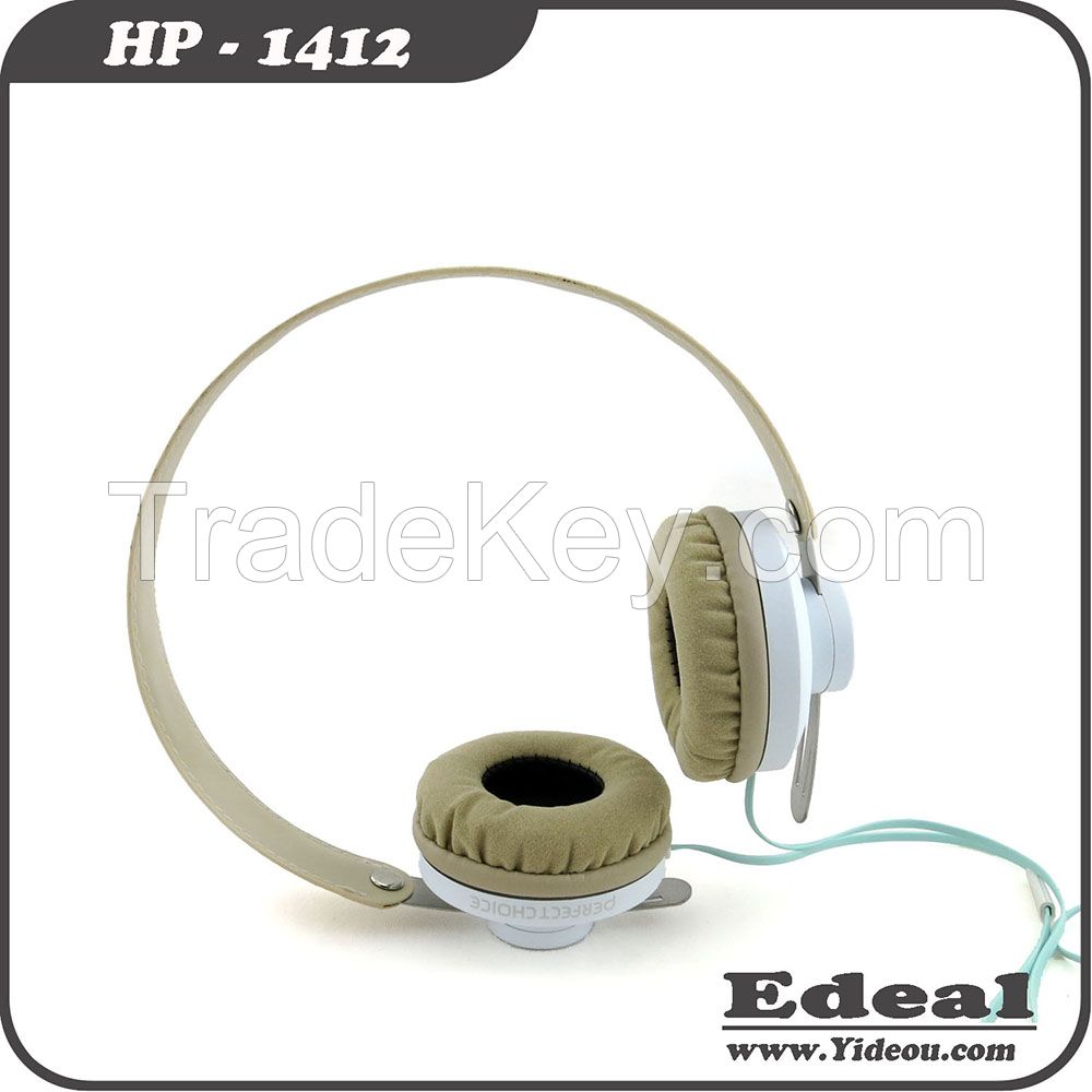 new products 40mm driver 20Hz~20kHz Frequency Response wired headphone with microphone
