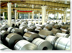 supplying aluminium coil