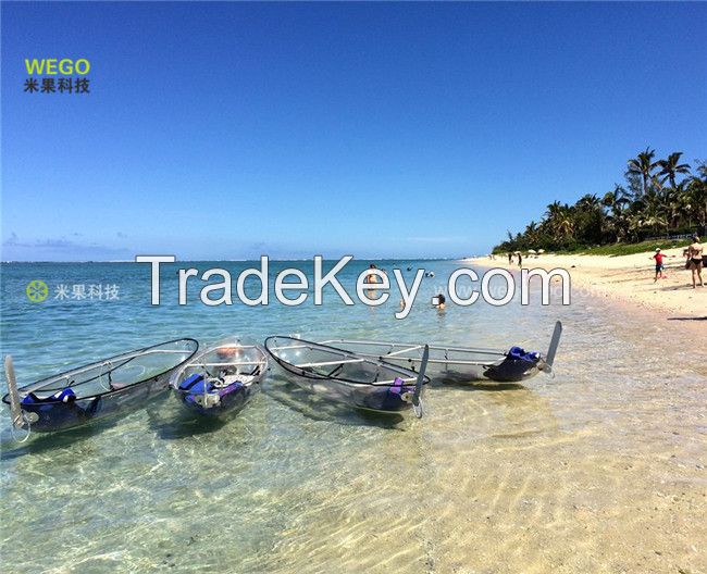 Transparent/Clear kayak fishing boat ocean canoe