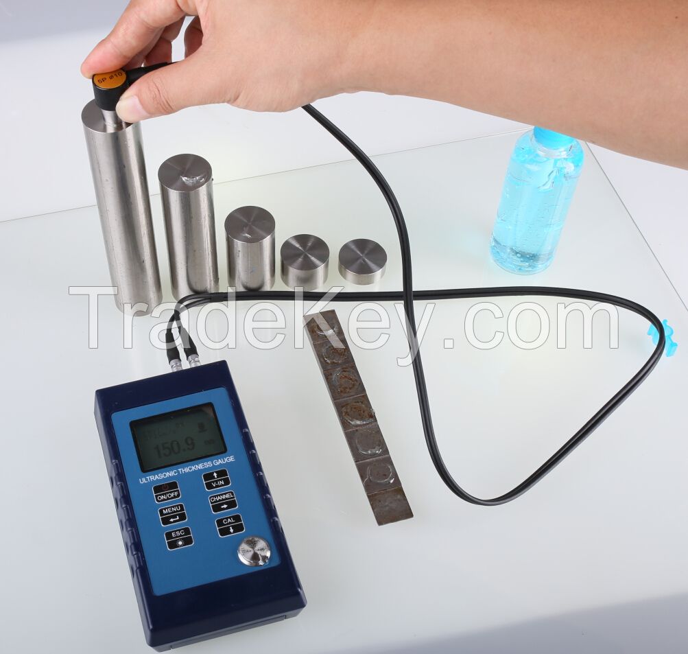 China supplier of ultrasonic thickness gauge with removable probes