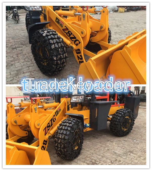 2015 4WD 2800kg rated load small loader for loading coal