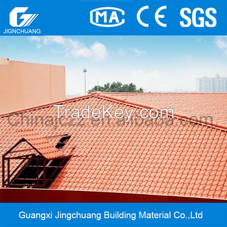 Synthetic resin roof tile, good UV protection and weather-resistant, high impact strength