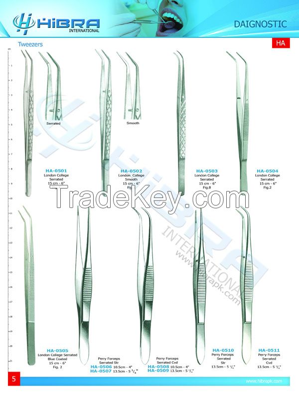 Dental Mirrors Tweezers