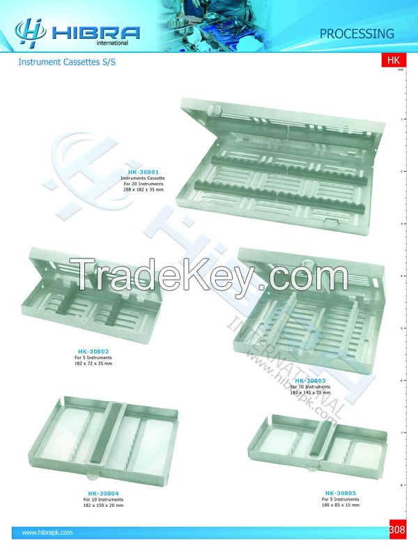 Instrument Cassettes And Mesh Trays