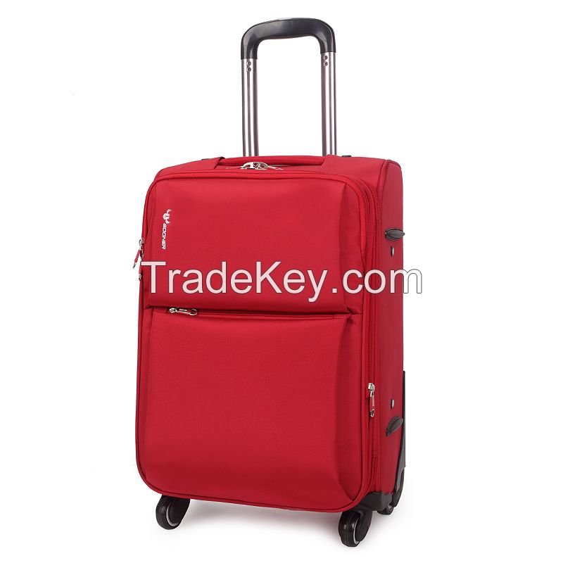 quality and discount price luggage soft travel suitcase waterproof nylon 