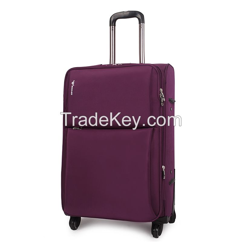 quality and discount price luggage soft travel suitcase waterproof nylon 