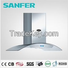 SAA Approved Temperd Glass Island Range Hood