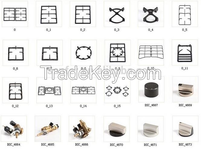 Stainless Steel Cooktop with 5 Burners