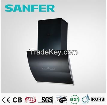 Automatic Control Tempered Glass Self-clean Range Hood