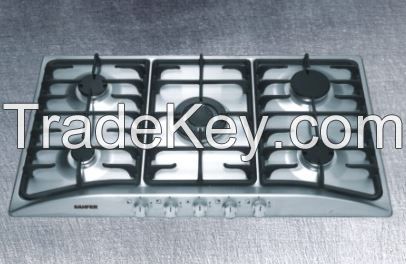 Stainless Steel Cooktop with 5 Burners