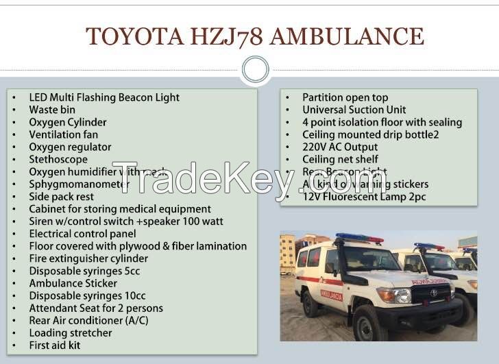 Toyota Land Cruiser Ambulance HZJ78