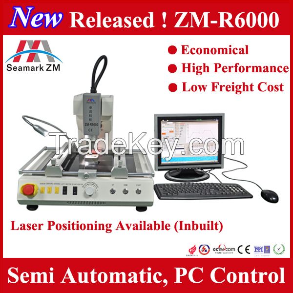 Semi BGA Rework Station With Touch Screen And Ir Heater Repair Infrared Heater For Mobile, PC, Xbox Printer Repair ZM-R6000