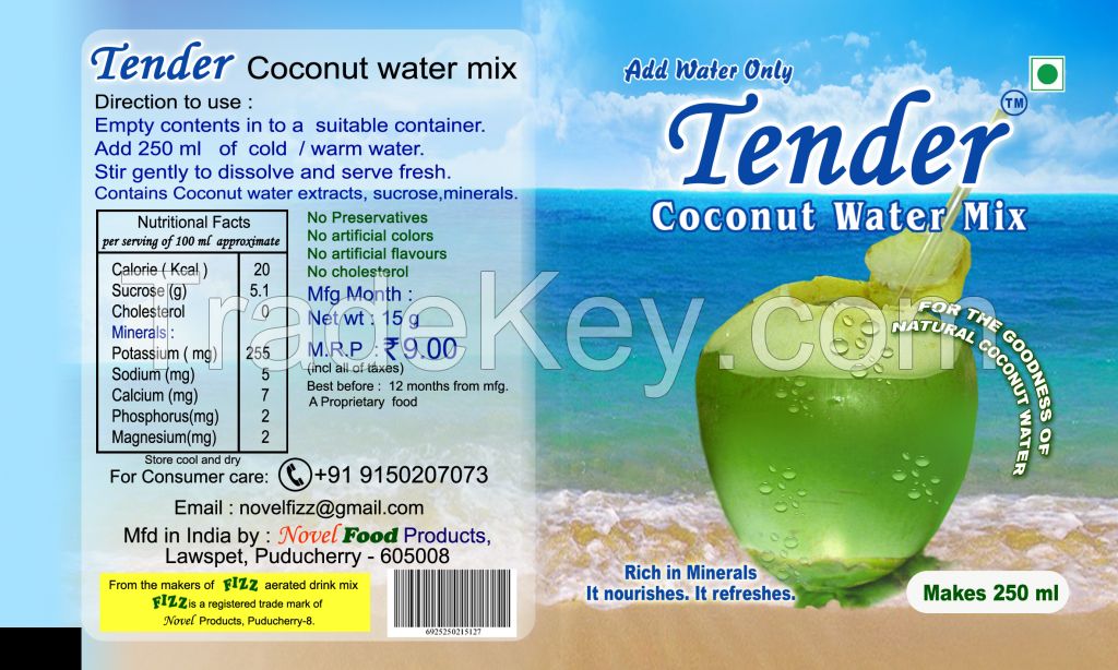 Tender Coconut Water Mix