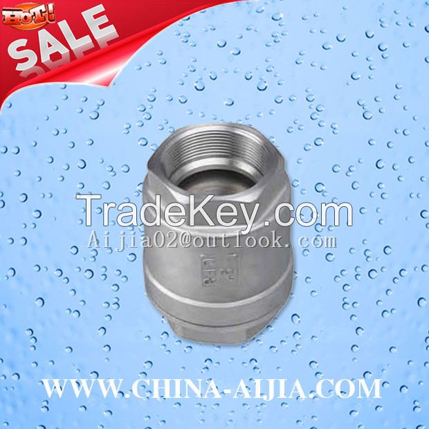 H12 Stainless Steel Vertical Type Check Valve with 1000WOG