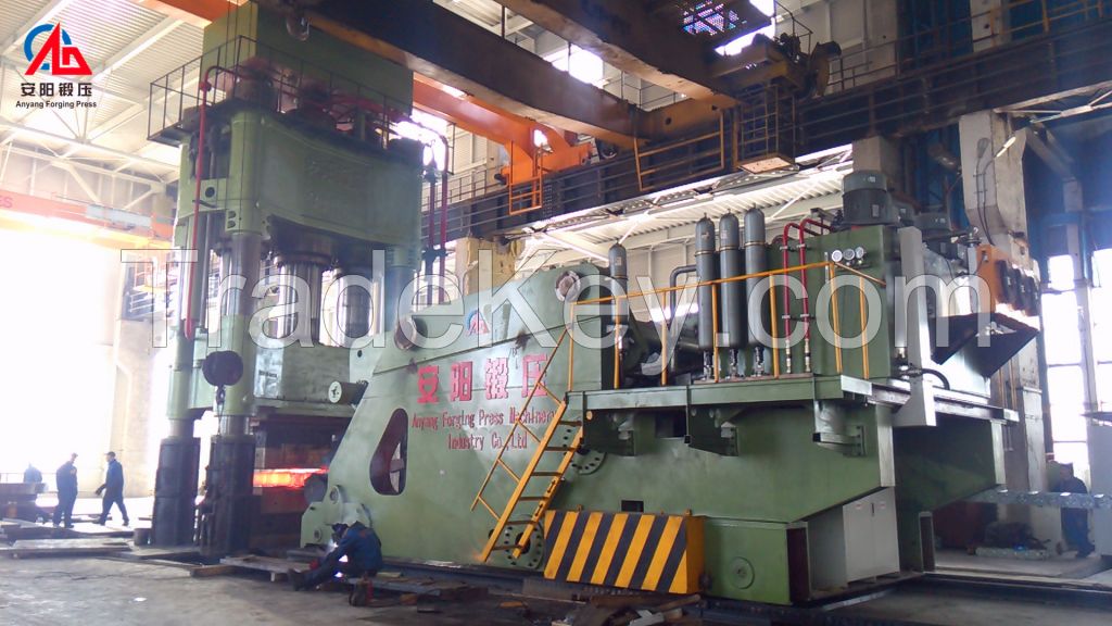 No vibration hydraulic open die hot forging press