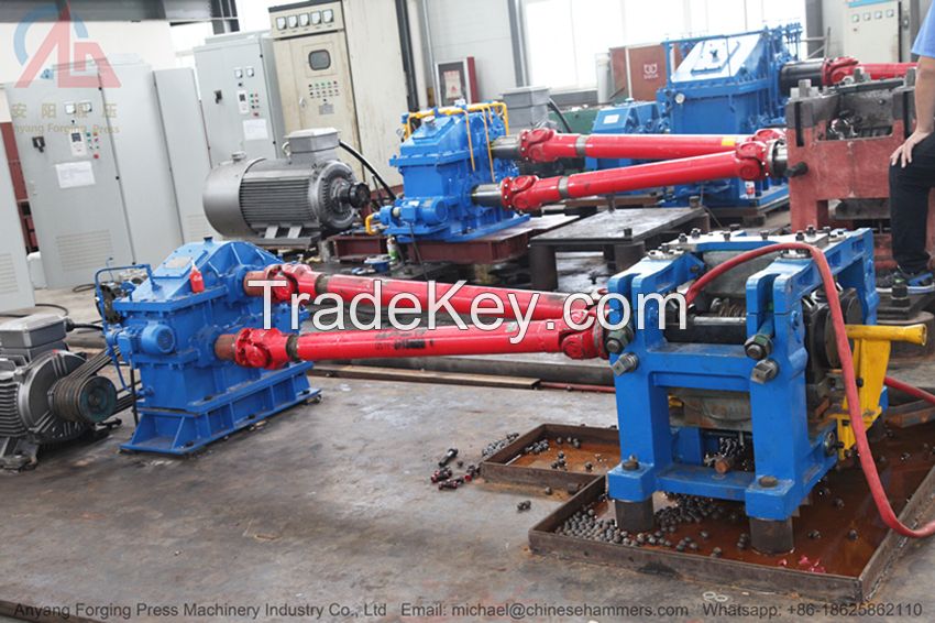Precision ball screw rolling machine for steel ball