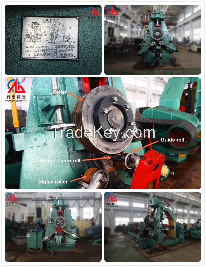 High production ring rolling machine for rolling ring