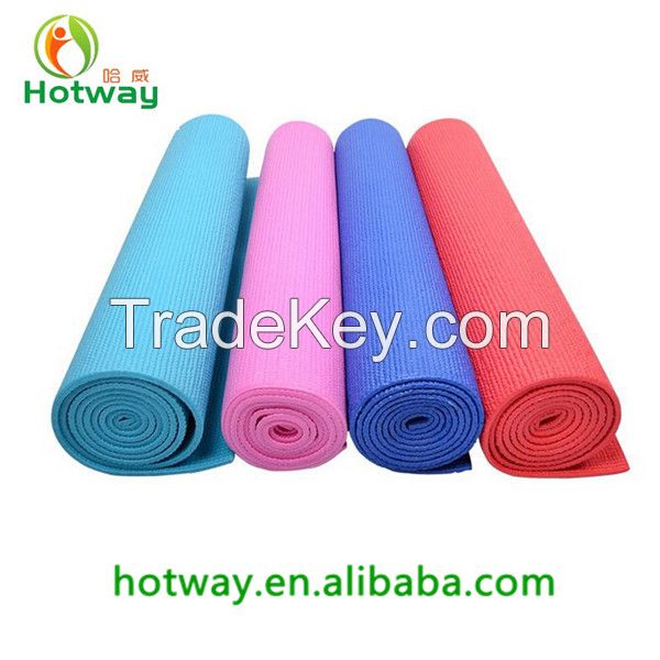 2015 Gold Supplier For Cheap Yoga Mat PVC Yoga Mat