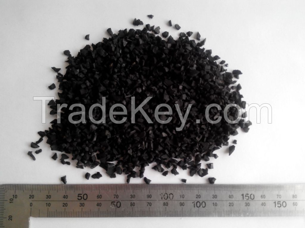 recycled tyre granules for flooring
