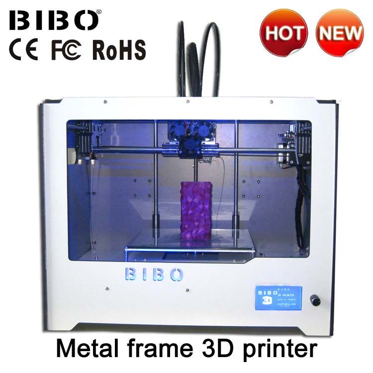 Top Quality!!! BIBO 3D Printer With Metal Frame for Sale/FDM 3D Printer