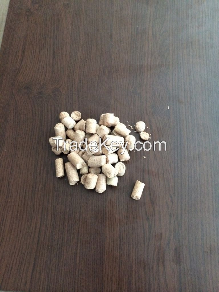 Wheat bran pellets