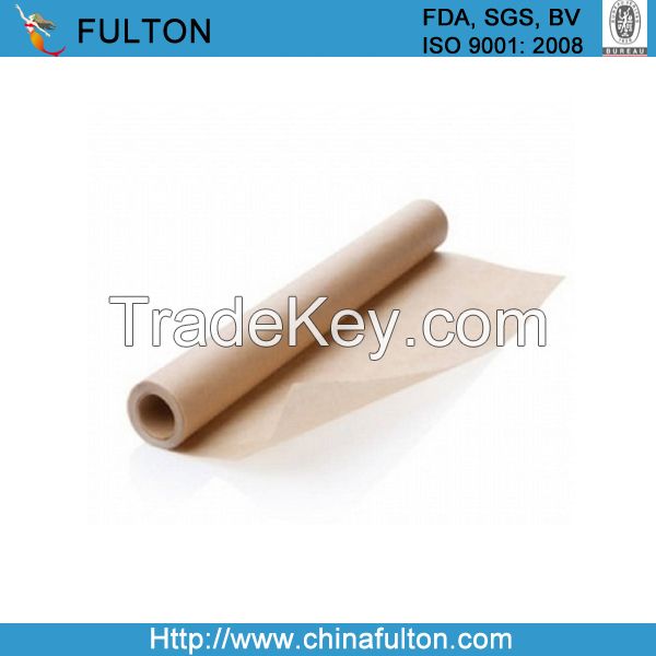 silicone coated unbleached baking paper news printed baking paper in China