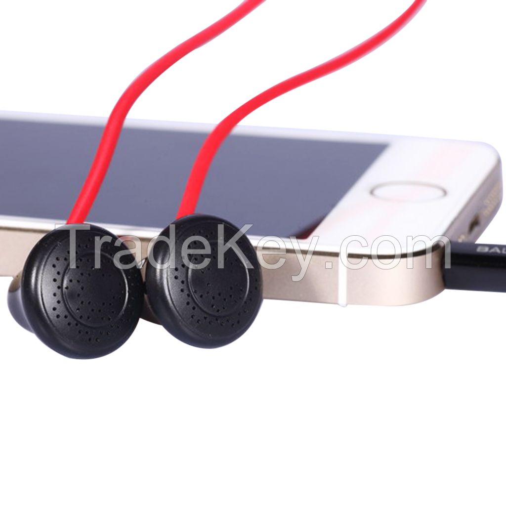 BALDOOR E100 In Ear Headphones Earphones with 3.5mm headphone jack Black