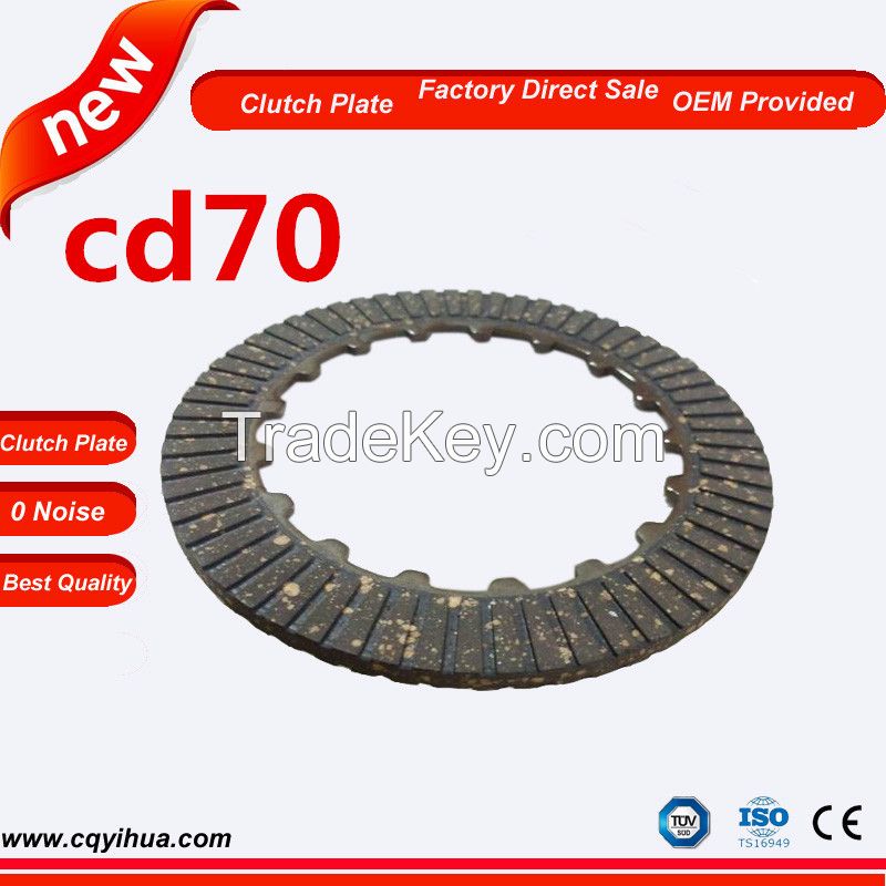 Genuine part quality motorcycle clutch plate, 70 90 100 125 150 200cc