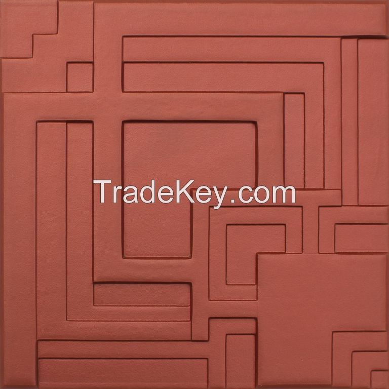 Crossover  soft background wall 3D Leather Wall Panels