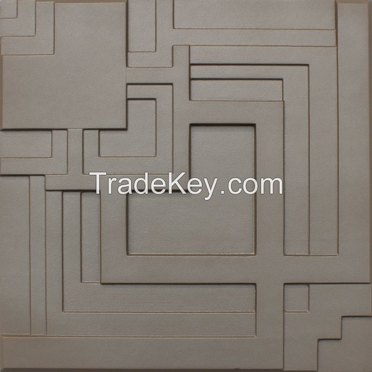 Crossover  soft background wall 3D Leather Wall Panels