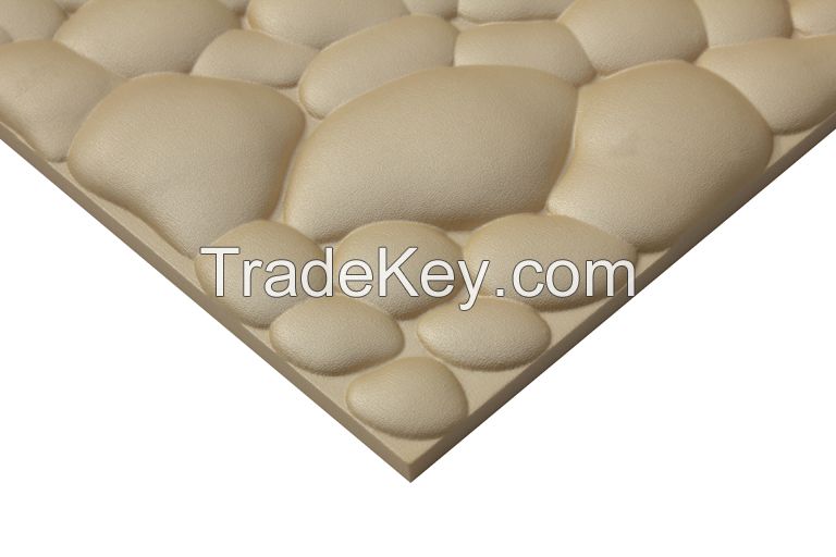 COBBLESTONE  soft background wall 3D Leather Wall Panels